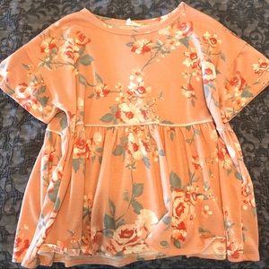 Cute boutique baby doll top